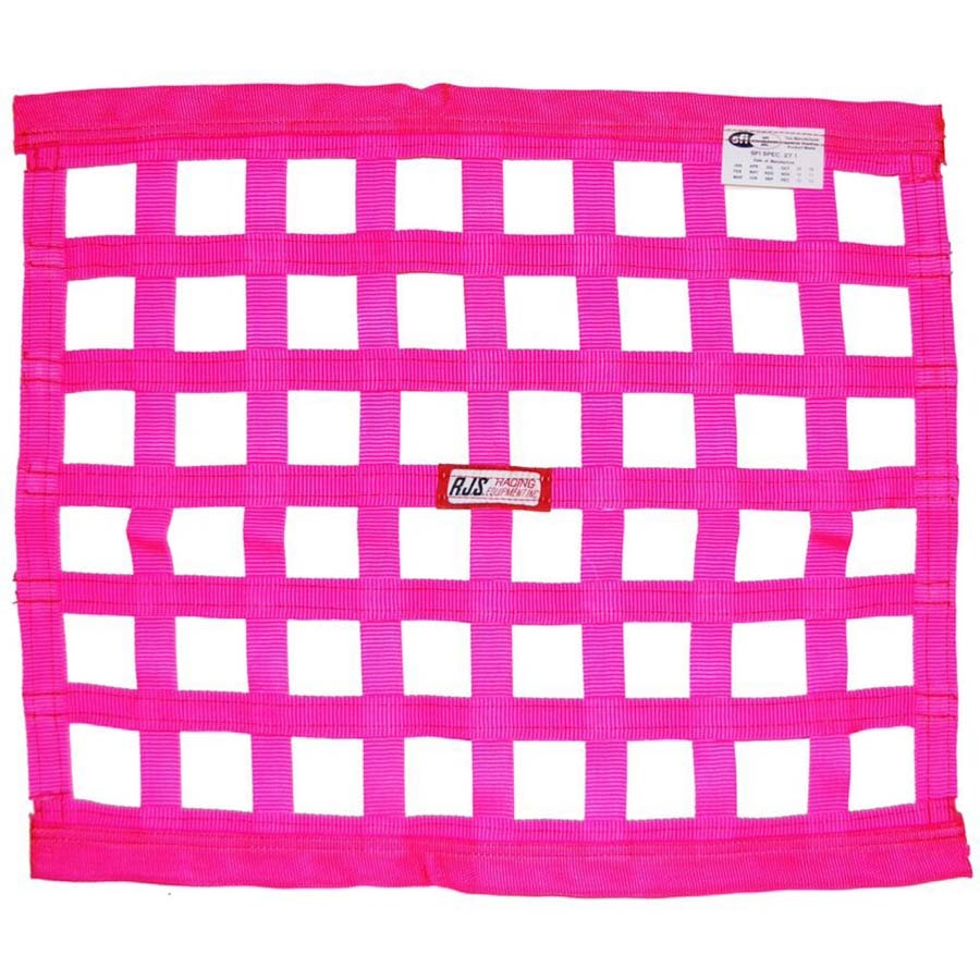 RJS SAFETY 10000410 - Hot Pink Window Net 18x 24 image