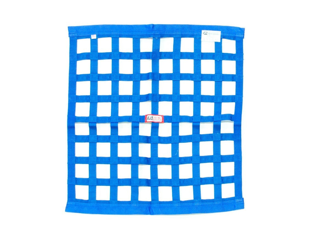 RJS SAFETY 10000603 - Ribbon Window Net 24x24 Blue SFI image