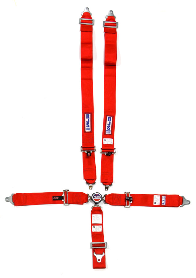 RJS SAFETY 1034904 - 5 PT Harness System Q/R Red Ind Wrap 3in Sub image