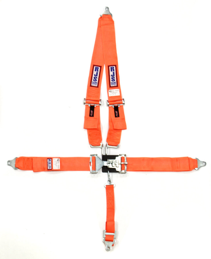 RJS SAFETY 1125405 - 5-Pt Harness System ORG Shoulder Mount 2in Sub image