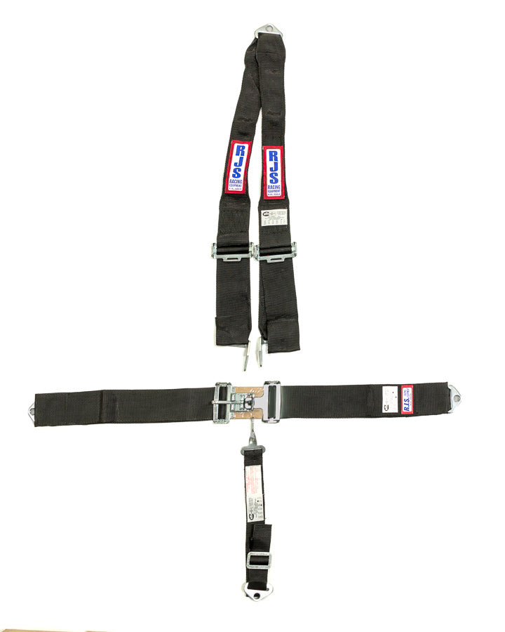 RJS SAFETY 1139801 - 5-pt Harness System L&L w/Hans BK image