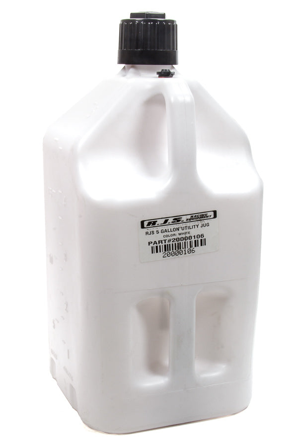 RJS SAFETY 20000106 - Utility Jug 5 Gallon White image