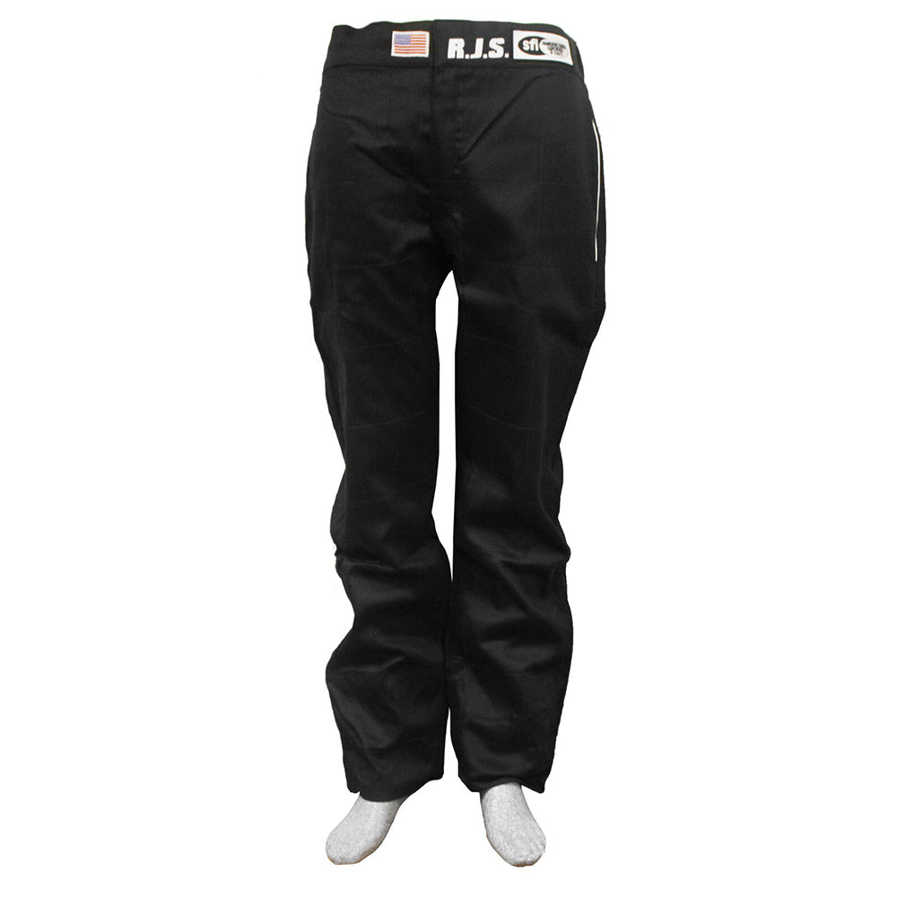RJS SAFETY 200500105 - Pants Elite Large SFI- 3.2A/20 Black image