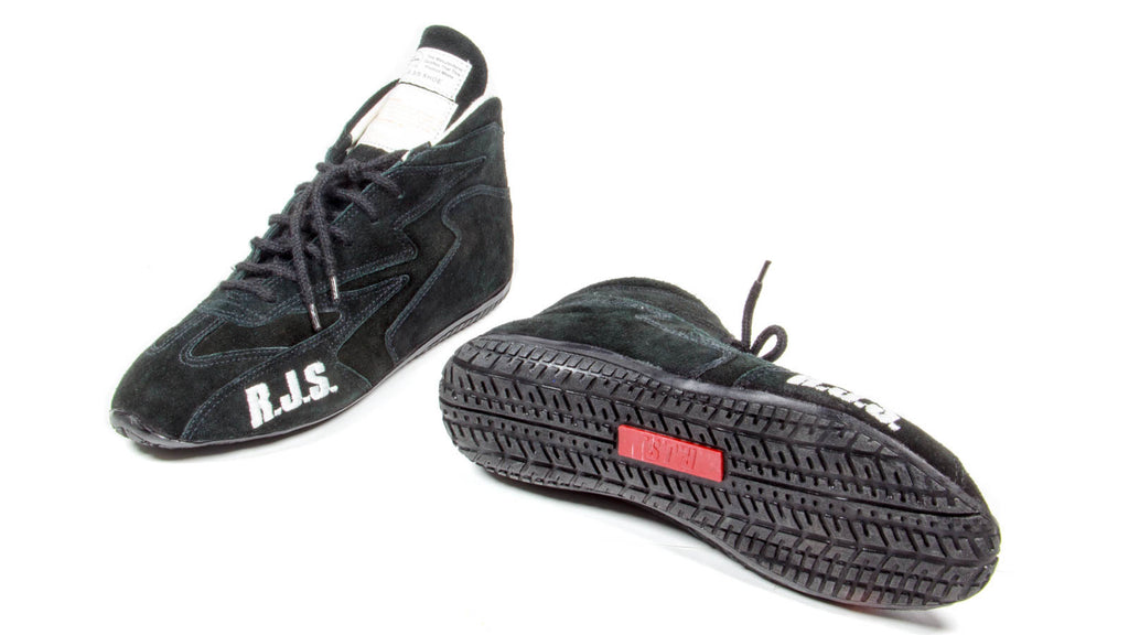 RJS SAFETY 500020154 - Redline Shoe Mid-Top Black Size 8 SFI-5 image