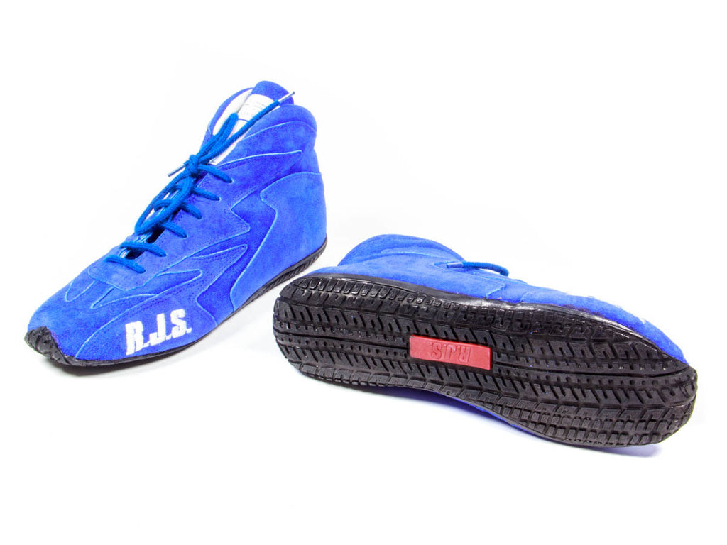 RJS SAFETY 500020354 - Redline Shoe Mid-Top Blue Size 8 SFI-5 image