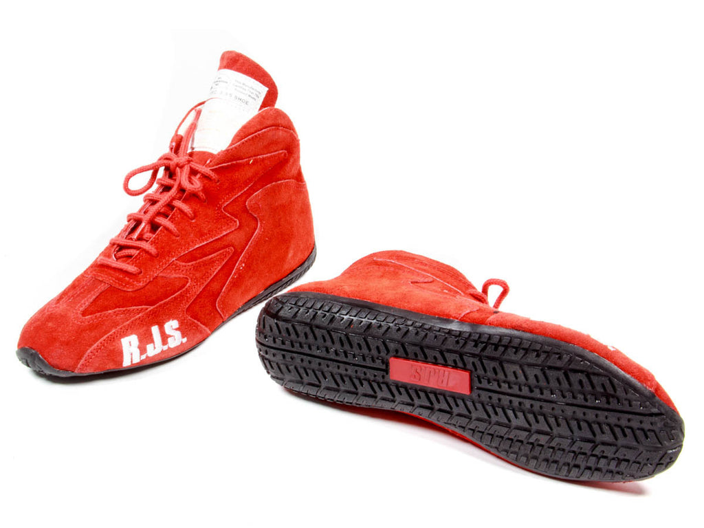 RJS SAFETY 500020455 - Redline Shoe Mid-Top Red Size 9 SFI-5 image