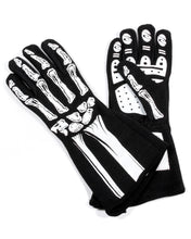 Load image into Gallery viewer, RJS SAFETY 600090168 - Double Layer White Skeleton Gloves Small image