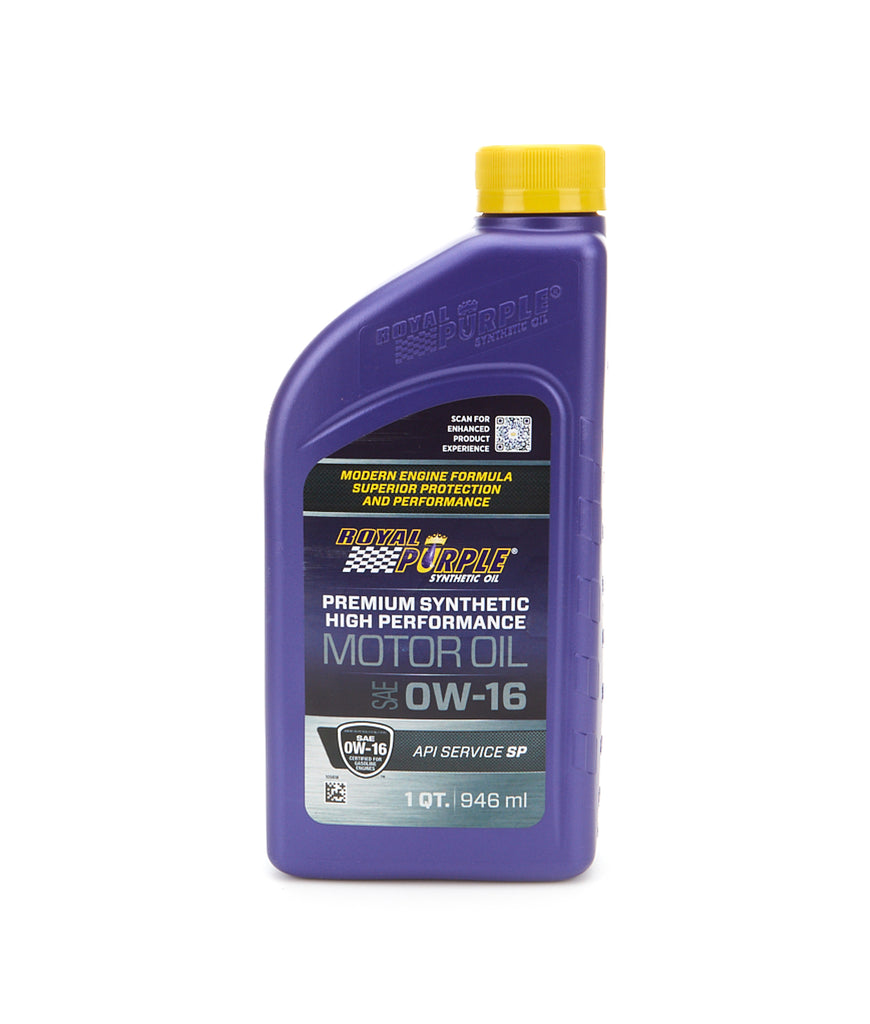 ROYAL PURPLE 01016 - 0w16 API Oil Full Synthetic 1 Quart image