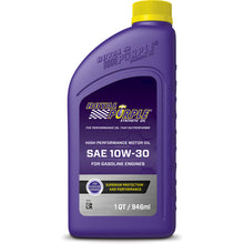 Load image into Gallery viewer, ROYAL PURPLE 01130 - 10w30 Multi-Grade SAE Oil 1 Quart image