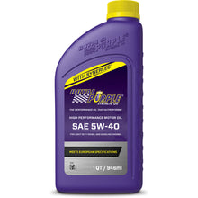 Load image into Gallery viewer, ROYAL PURPLE 01540 - 5w40 Multi-Grade SAE Oil 1 Quart image