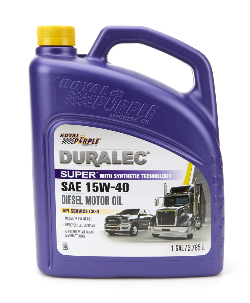 ROYAL PURPLE 04154 - Duralec Super 15w40 Oil 1 Gallon image