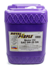 Load image into Gallery viewer, ROYAL PURPLE 05020 - Multi-Grade Motor Oil 0w20 5 Gallon Pail Dexos image