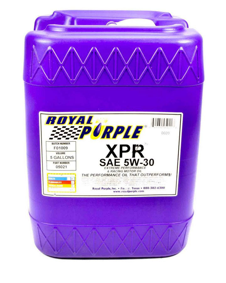 ROYAL PURPLE 05021 - Synthetic Racing Oil XPR 5-Gallon (5W30) image