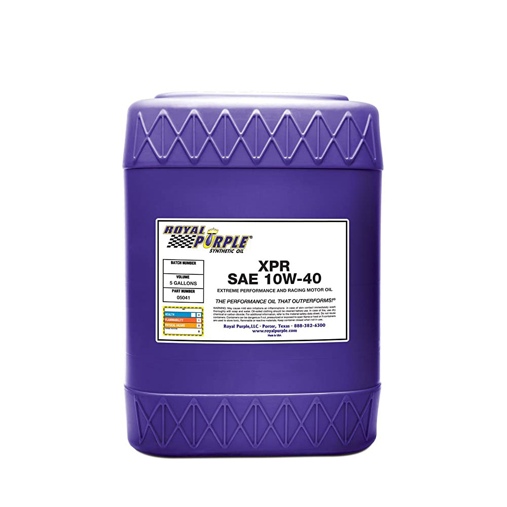 ROYAL PURPLE 05041 - Synthetic Racing Oil XPR 5-Gallon (10W40) image