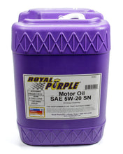 Load image into Gallery viewer, ROYAL PURPLE 05520 - Multi-Grade Motor Oil 5w20 5 Gallon Pail image