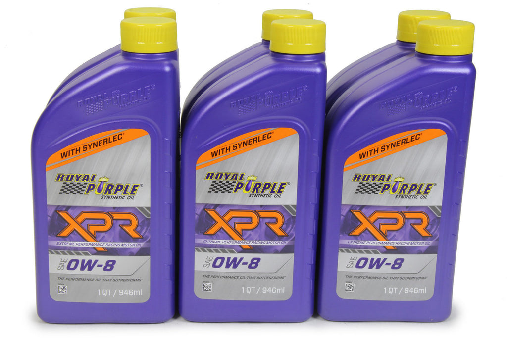 ROYAL PURPLE 06009 - 0w8 XRP Racing Oil Case 6x1 Quart image