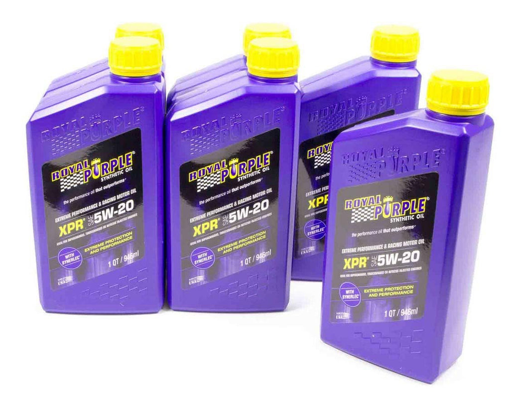 ROYAL PURPLE 06011 - 5w20 XPR Racing Oil Case 6x1 Quart image