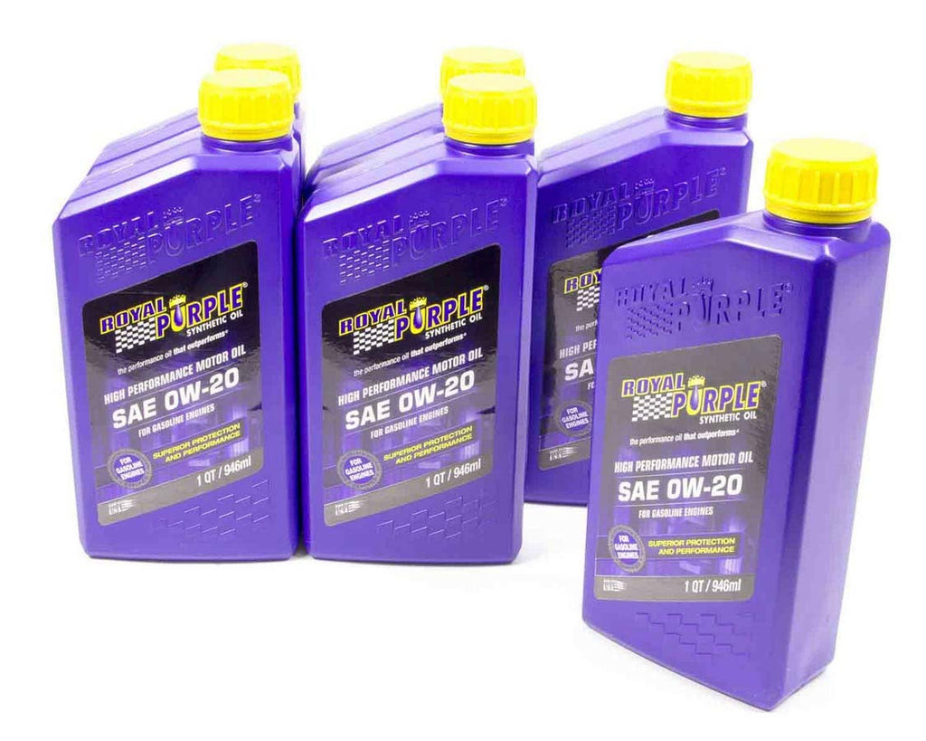 ROYAL PURPLE 06020 - 0w20 Multi-Grade SAE Oil Case 6x1 Quart image