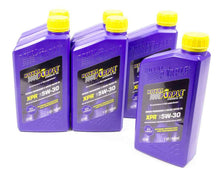 Load image into Gallery viewer, ROYAL PURPLE 06021 - 5w30 XPR Racing Oil case 6x1qt Bottles image