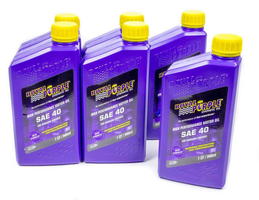 ROYAL PURPLE 06040 - SAE 40 Engine Oil Case 6x1 Quart image