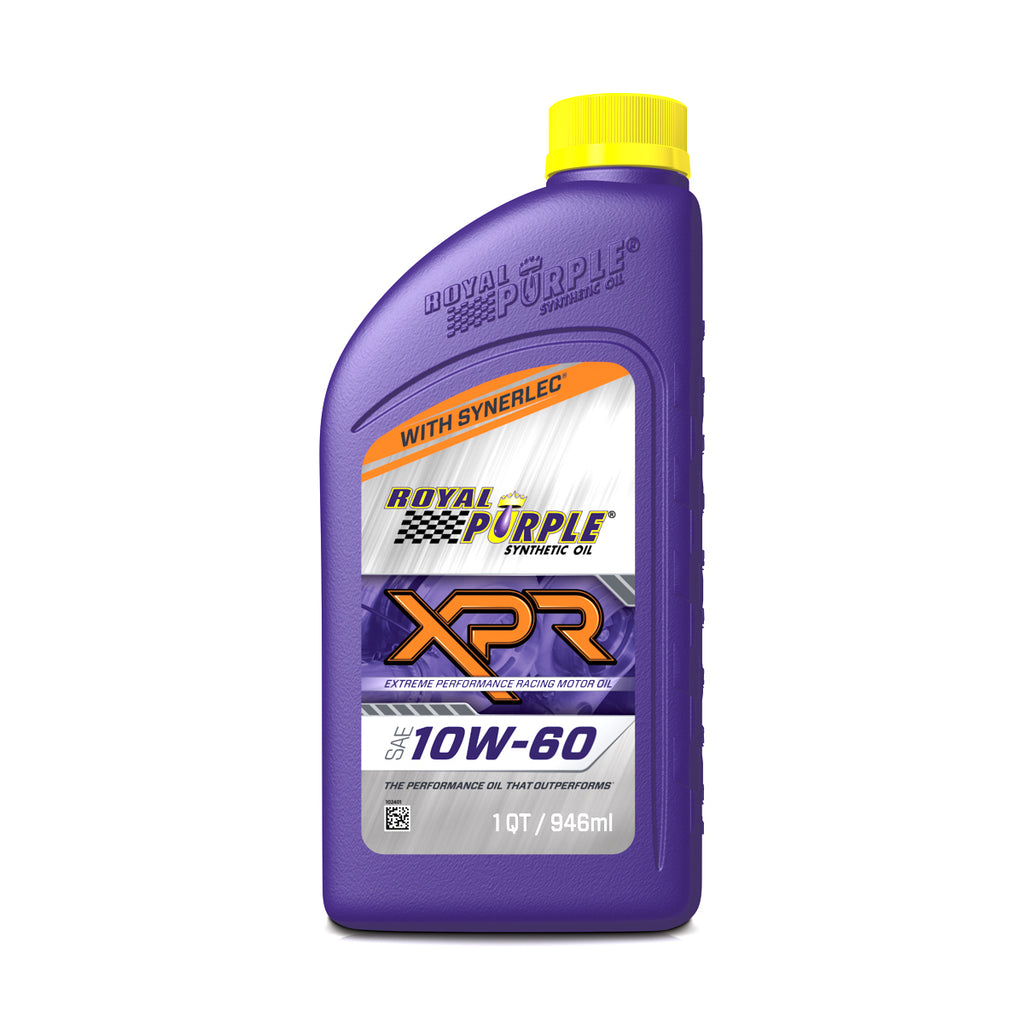 ROYAL PURPLE 06061 - 10w60 XRP Racing Oil Case 6 x 1 Quart image