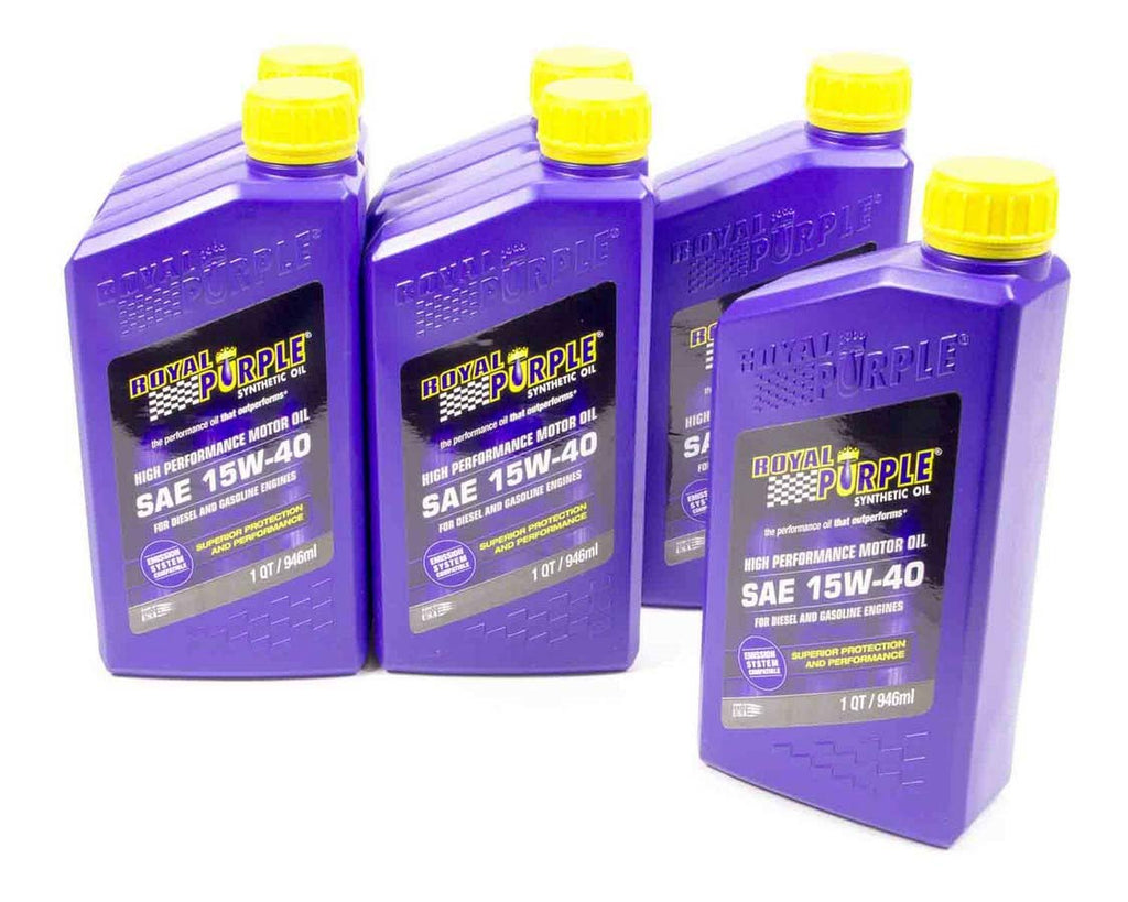 ROYAL PURPLE 06154 - 15w40 Multi-Grade SAE Oil Case 6x1 Quart image