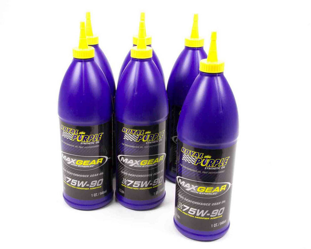 ROYAL PURPLE 06300 - 75w90 Max Gear Oil Case 6x1 Quart image