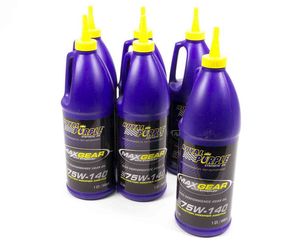 ROYAL PURPLE 06301 - 75w140 Max Gear Oil Case 6x1 Quart image