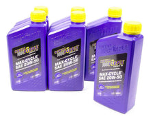 Load image into Gallery viewer, ROYAL PURPLE 06316 - 20w50 Max Cycle Oil Case 6x1 Quart image