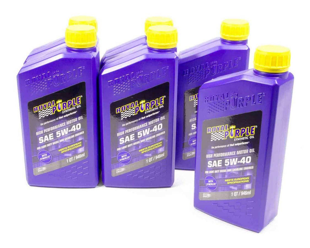 ROYAL PURPLE 06540 - 5w40 Mutli-Grade SAE Oil Case 6x1 Quart image