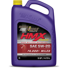 Load image into Gallery viewer, ROYAL PURPLE 17518 - HMX SAE Oil 5w20 5 Quart Bottle image