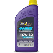 Load image into Gallery viewer, ROYAL PURPLE 31130 - 10w30 HPS Multi-Grade Oil 1 Quart image