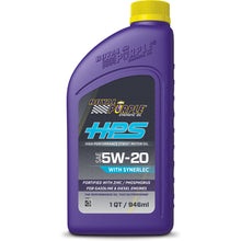 Load image into Gallery viewer, ROYAL PURPLE 31520 - 5w20 HPS Multi-Grade Oil 1 Quart image