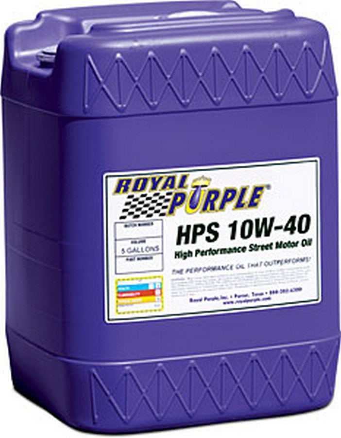 ROYAL PURPLE 35140 - Multi-Grade Motor Oil 10w40 5 Gallon Pail HPS image