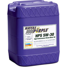 Load image into Gallery viewer, ROYAL PURPLE 35530 - HPS Multi-Grade Motor Oil 5W30 5 Gallon Pail image