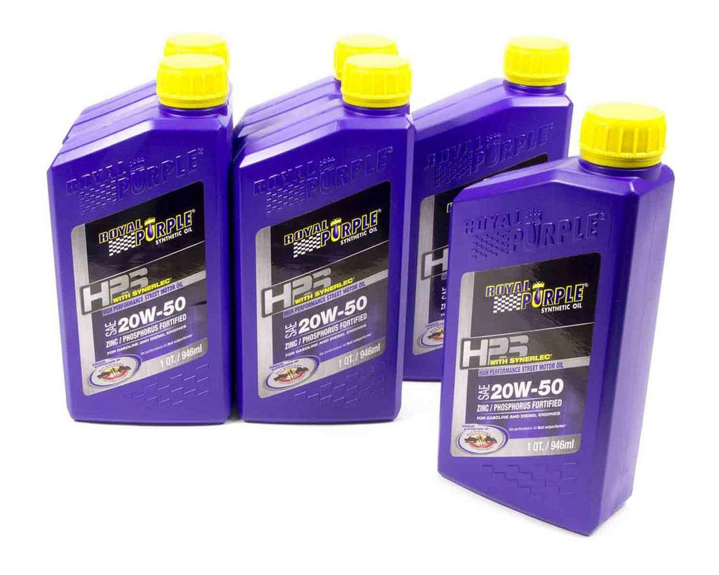 ROYAL PURPLE 36250 - 20w50 HPS Multi-Grade Oil case 6x1 Quart image