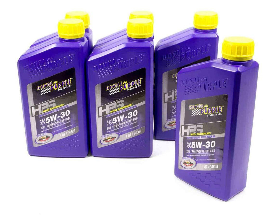 ROYAL PURPLE 36530 - 5w30 HPS Multi-Grade Oil Case 6x1 Quart image