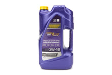 Load image into Gallery viewer, ROYAL PURPLE 51016 - 0w16 API Oil Full Synthetic 5 Quart image