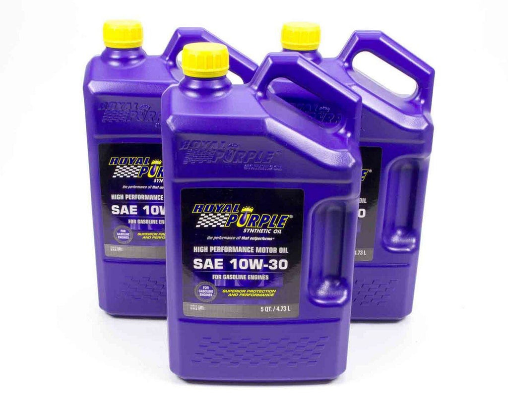 ROYAL PURPLE 53130 - 10w30 Multi-Grade SAE Oil 3x5qt Bottles image