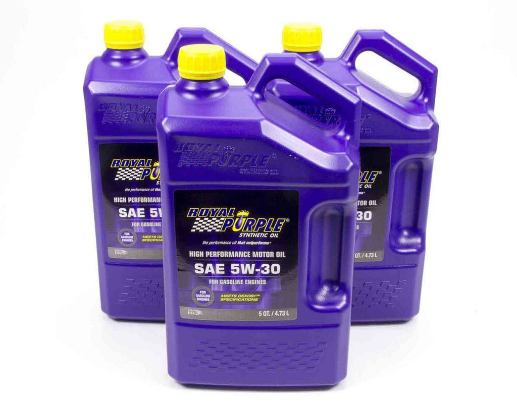 ROYAL PURPLE 53530 - 5w30 Multi-Grade SAE Oil 3x5qt Bottles image