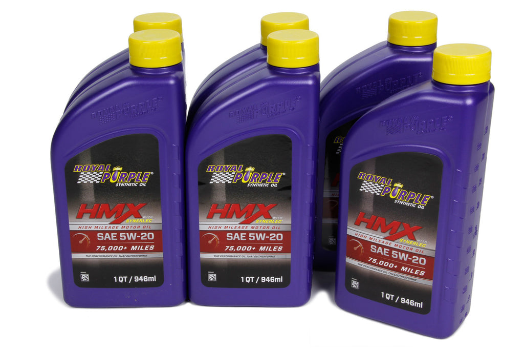 ROYAL PURPLE 67511 - HMX SAE Oil 5w20 Case 6 x 1 Quart Bottles image