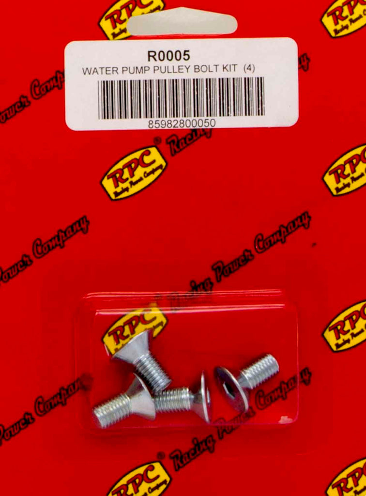 RACING POWER CO-PACKAGED R0005 - Bolt Kit For SBC/BBC Alum LWP Pulley 4pk image