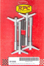 Load image into Gallery viewer, RACING POWER CO-PACKAGED R1006 - 4in Chrome Wing Nuts 1 1/4-20  4pk image