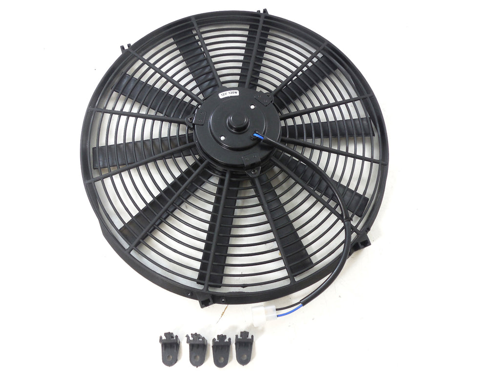 RACING POWER CO-PACKAGED R1206 - 16In Electric Fan Straight Blade image