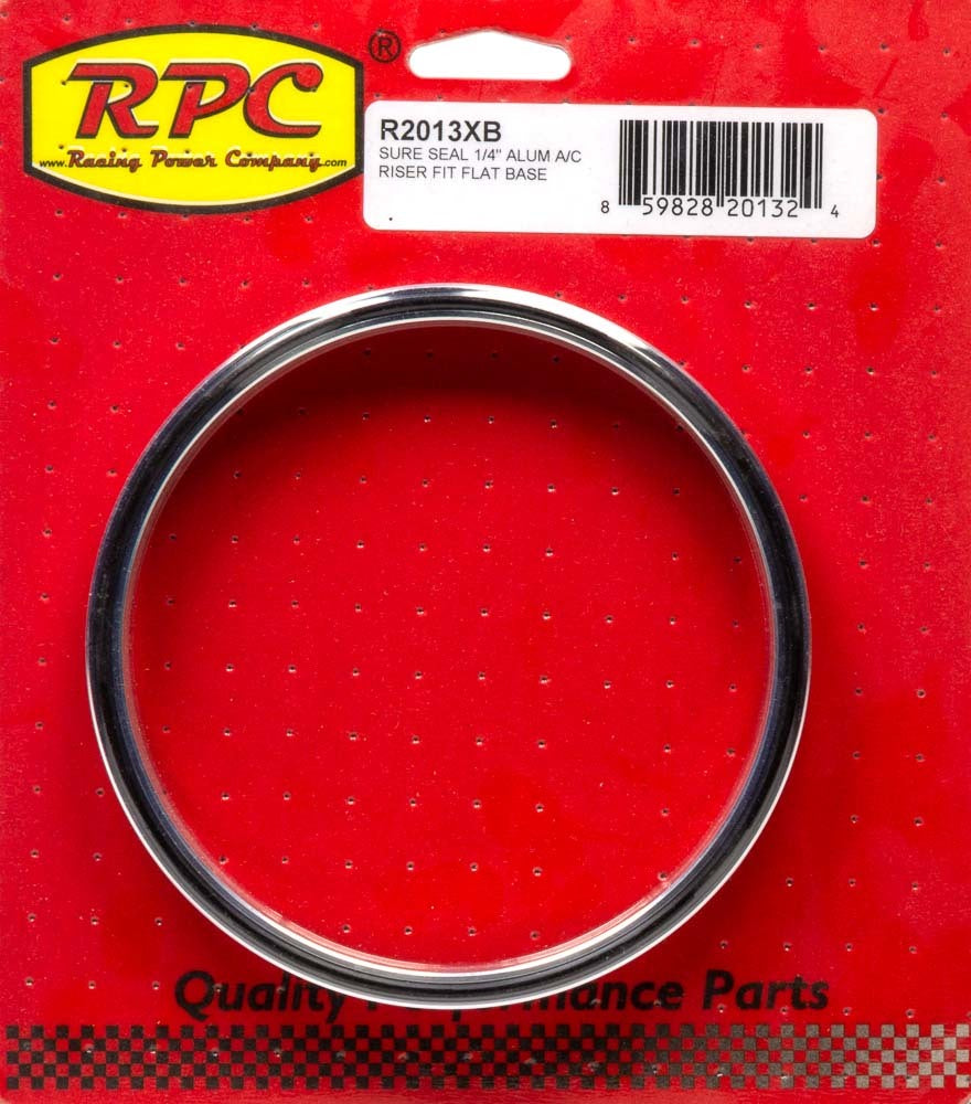 RACING POWER CO-PACKAGED R2013XB - Sure Seal 1/4In Alum A/C Riser Fit Flat Base image