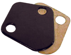 RACING POWER CO-PACKAGED R2058BK - B/B Chevy Fuel Pump Block Off Plate Black image