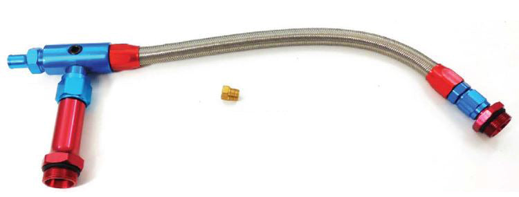 RACING POWER CO-PACKAGED R2155 - Braided Fuel Line For Ho lley image