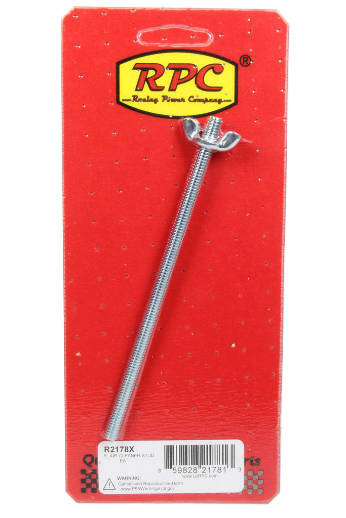 RACING POWER CO-PACKAGED R2178X - 6In Air Cleaner Stud 1/4 -20 image