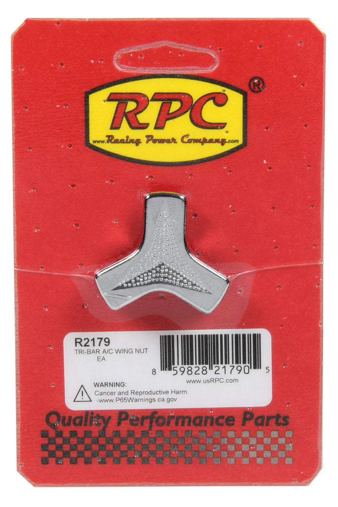 RACING POWER CO-PACKAGED R2179 - Tri-Bar A/C Wing Nut  image