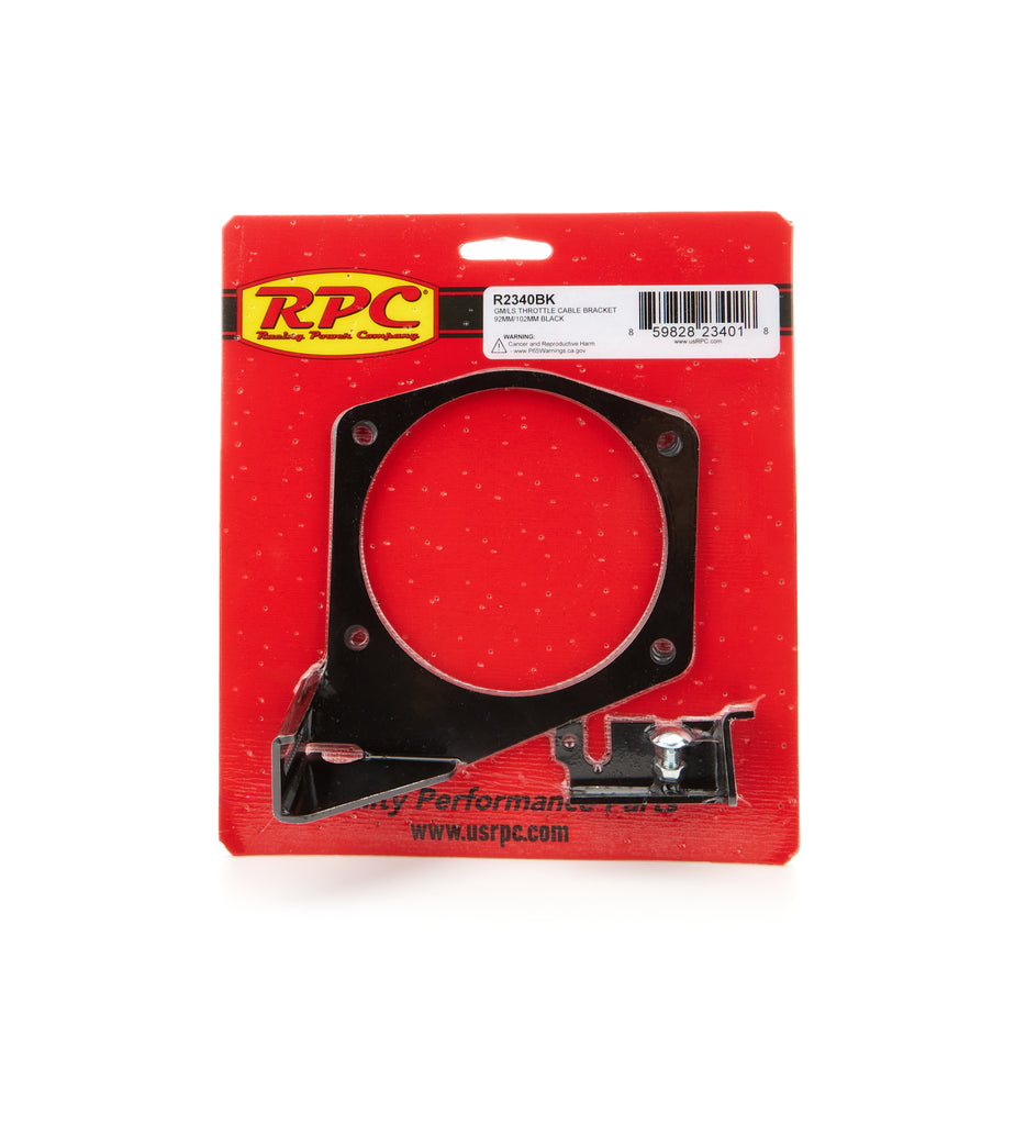 RACING POWER CO-PACKAGED R2340BK - LS Throttle Cable Brackt Black image